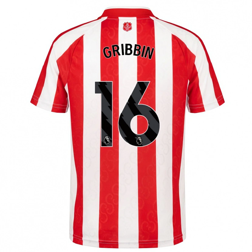 Danxen Homem Camisola Lewis Gribbin #16 Vermelho Branco Preto Principal 2026/27 Camisa Brasil