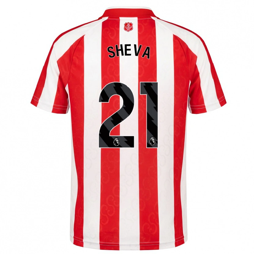 Danxen Homem Camisola Marissa Sheva #21 Vermelho Branco Preto Principal 2026/27 Camisa Brasil