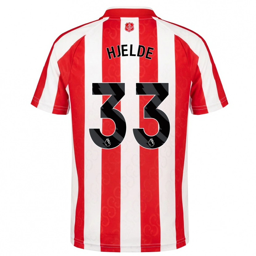 Danxen Homem Camisola Leo Fuhr Hjelde #33 Vermelho Branco Preto Principal 2026/27 Camisa Brasil