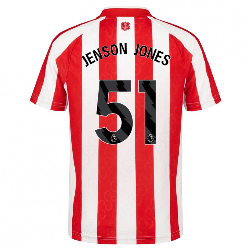 Danxen Homem Camisola Jenson Jones #51 Vermelho Branco Preto Principal 2026/27 Camisa Brasil