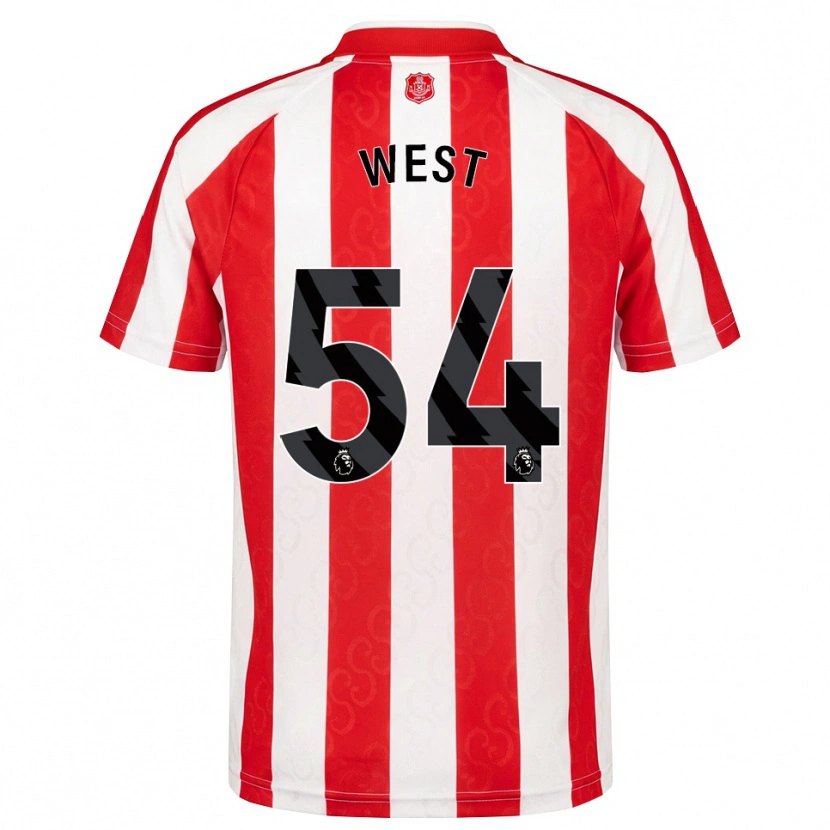 Danxen Homem Camisola Ella West #54 Vermelho Branco Preto Principal 2026/27 Camisa Brasil