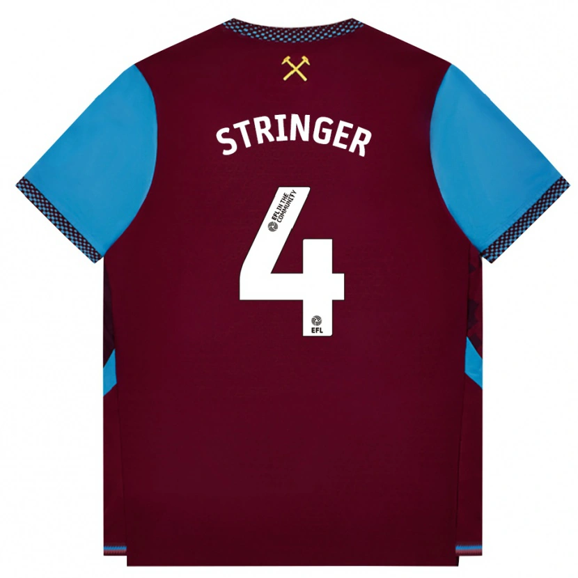 Danxen Homem Camisola Abbey Leigh Stringer #4 Borgonha Cornflowerblue Principal 2026/27 Camisa Brasil