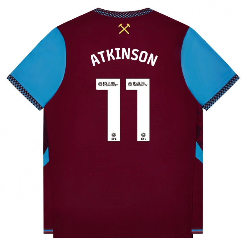 Danxen Homem Camisola Izzy Atkinson #11 Borgonha Cornflowerblue Principal 2026/27 Camisa Brasil