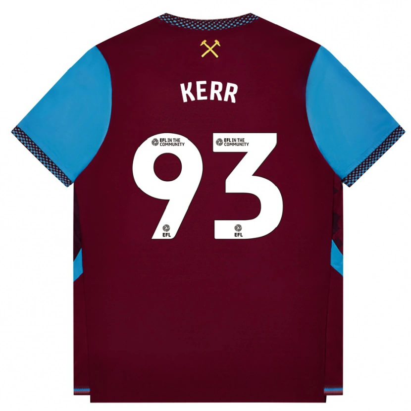 Danxen Homem Camisola Joel Kerr #93 Borgonha Cornflowerblue Principal 2026/27 Camisa Brasil