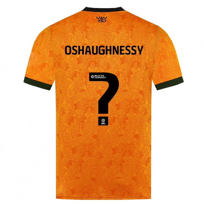 Danxen Homem Camisola Joe Oshaughnessy #0 Laranja Preto Principal 2026/27 Camisa Brasil