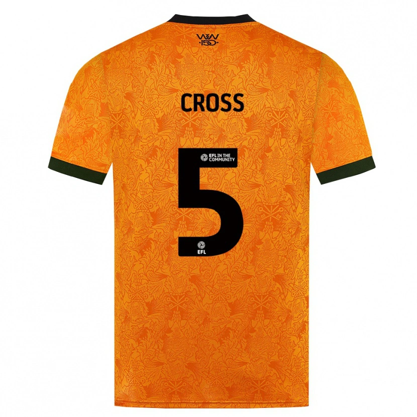 Danxen Homem Camisola Emma Cross #5 Laranja Preto Principal 2026/27 Camisa Brasil