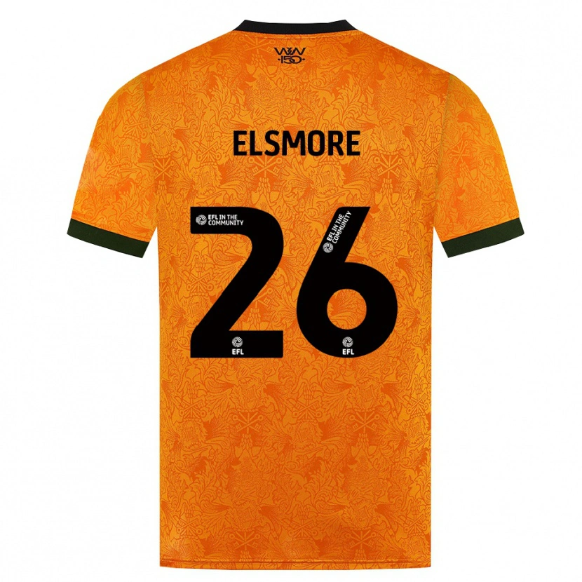 Danxen Homem Camisola Ria Elsmore #26 Laranja Preto Principal 2026/27 Camisa Brasil