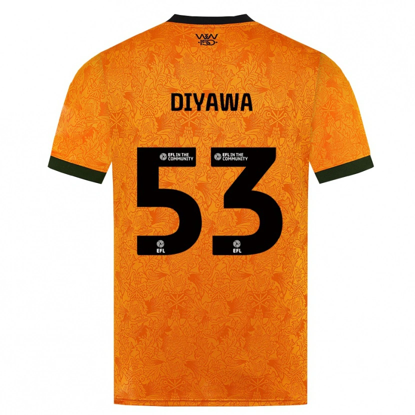 Danxen Homem Camisola Aaron Keto Diyawa #53 Laranja Preto Principal 2026/27 Camisa Brasil