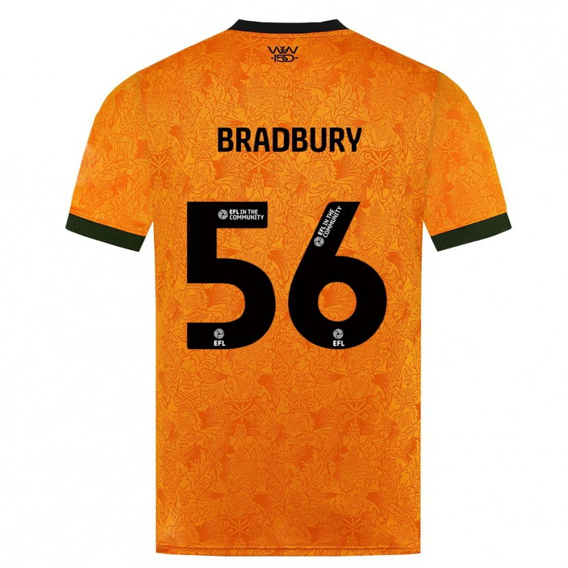 Danxen Homem Camisola Makenzie Bradbury #56 Laranja Preto Principal 2026/27 Camisa Brasil