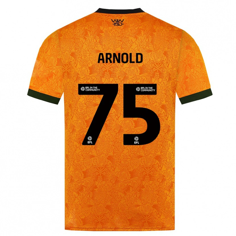 Danxen Homem Camisola Alfie Arnold #75 Laranja Preto Principal 2026/27 Camisa Brasil