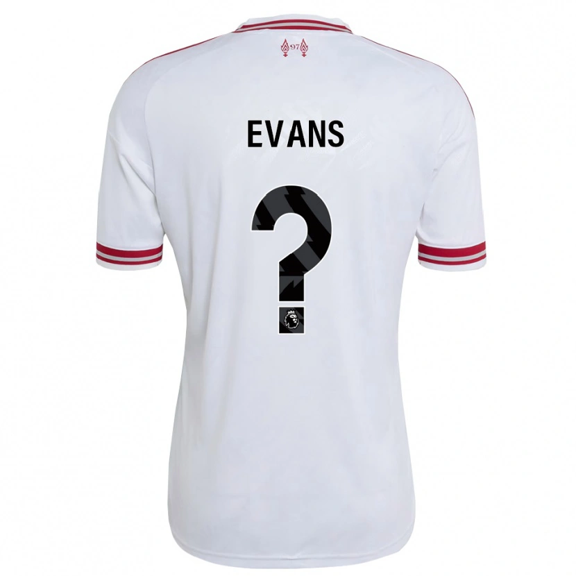 Danxen Homem Camisola Noah Evans #0 Vermelho Branco Alternativa 2026/27 Camisa Brasil