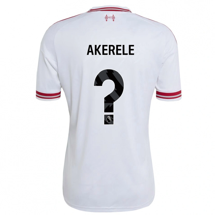 Danxen Homem Camisola Kobi Akerele #0 Vermelho Branco Alternativa 2026/27 Camisa Brasil