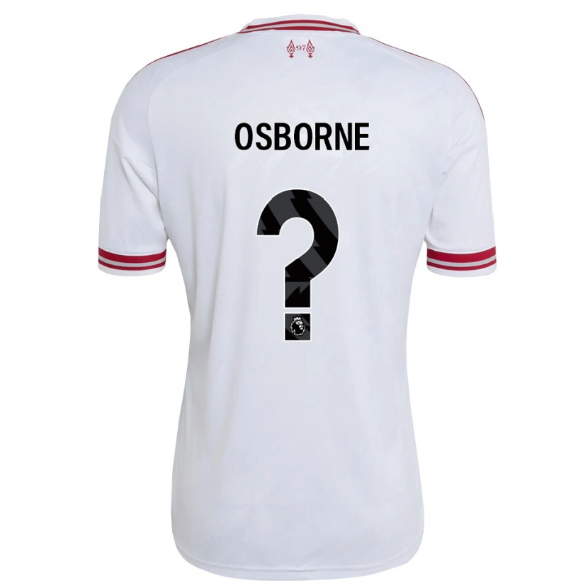Danxen Homem Camisola Niall Osborne #0 Vermelho Branco Alternativa 2026/27 Camisa Brasil