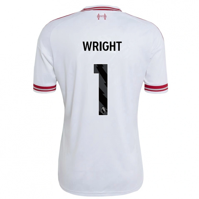 Danxen Homem Camisola Matty Wright #1 Vermelho Branco Alternativa 2026/27 Camisa Brasil