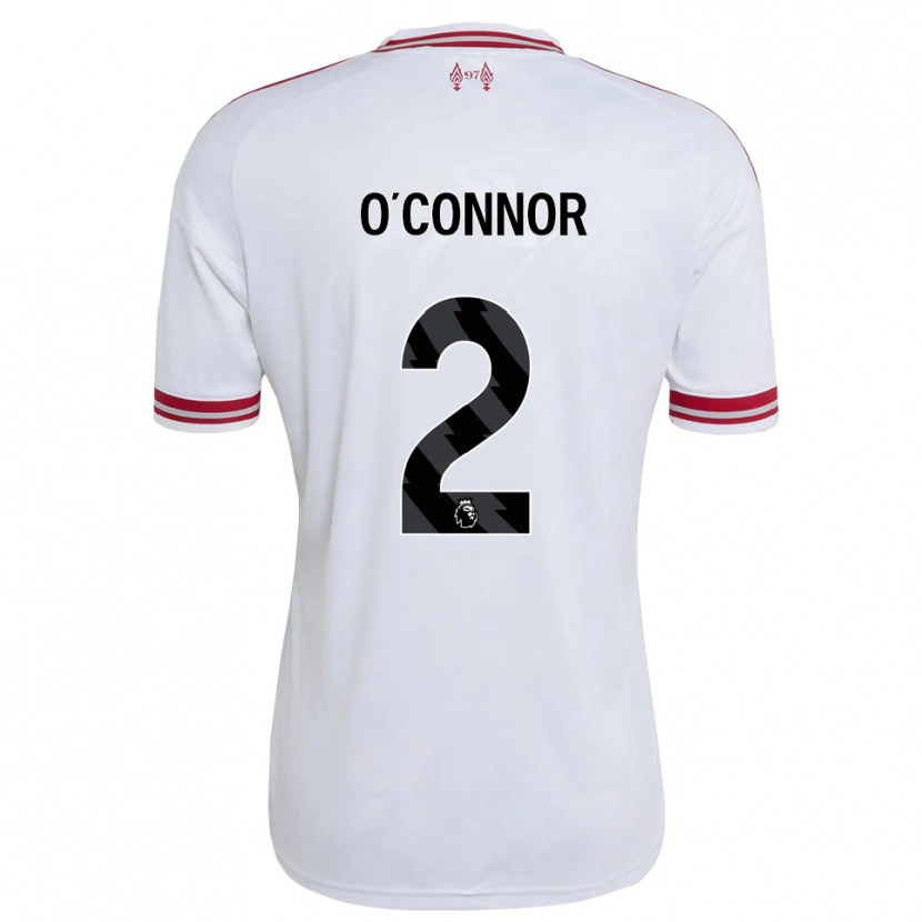 Danxen Homem Camisola Oliver O'connor #2 Vermelho Branco Alternativa 2026/27 Camisa Brasil