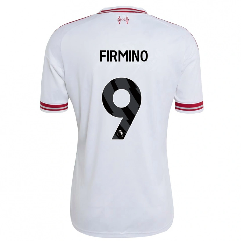 Danxen Homem Camisola Roberto Firmino #9 Vermelho Branco Alternativa 2026/27 Camisa Brasil