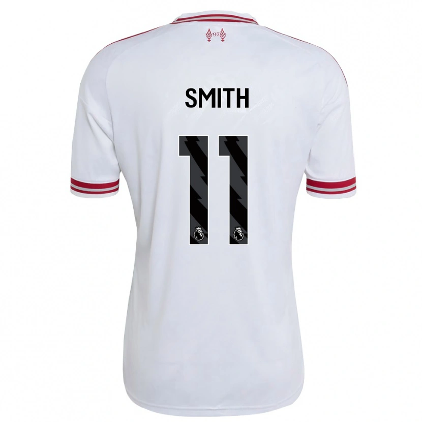 Danxen Homem Camisola Olivia Smith #11 Vermelho Branco Alternativa 2026/27 Camisa Brasil