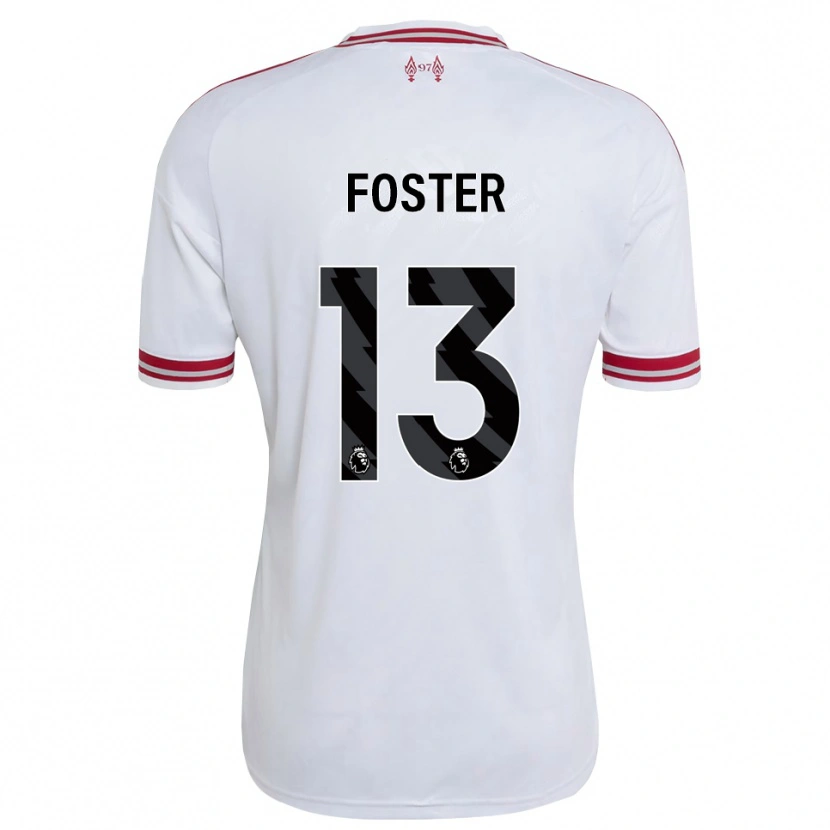 Danxen Homem Camisola Rylee Foster #13 Vermelho Branco Alternativa 2026/27 Camisa Brasil
