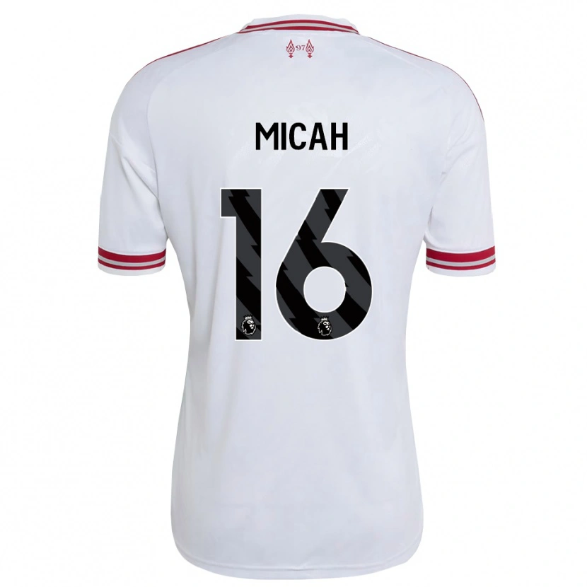 Danxen Homem Camisola Teagan Micah #16 Vermelho Branco Alternativa 2026/27 Camisa Brasil