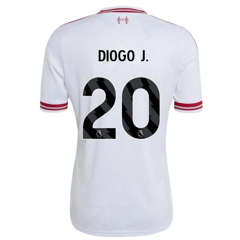Danxen Homem Camisola Diogo Jota #20 Vermelho Branco Alternativa 2026/27 Camisa Brasil
