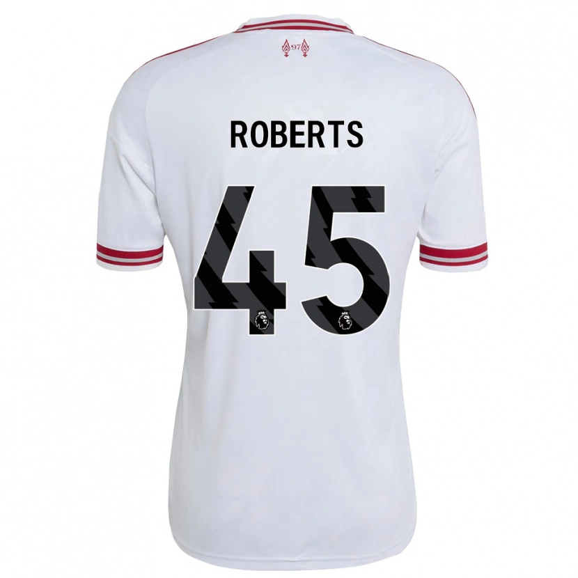 Danxen Homem Camisola Iwan Roberts #45 Vermelho Branco Alternativa 2026/27 Camisa Brasil