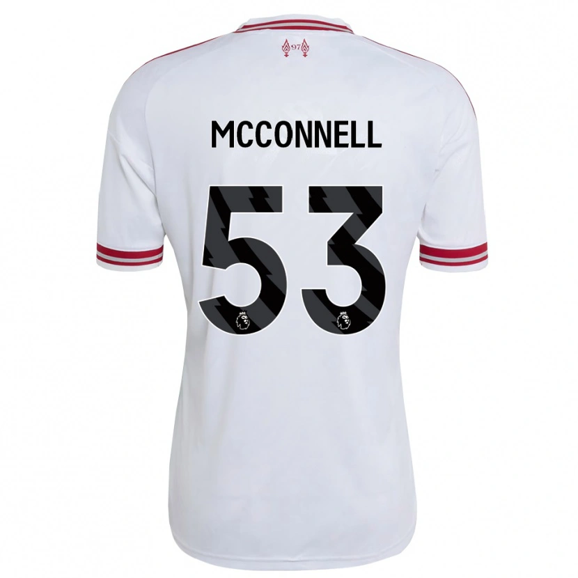 Danxen Homem Camisola James Mcconnell #53 Vermelho Branco Alternativa 2026/27 Camisa Brasil