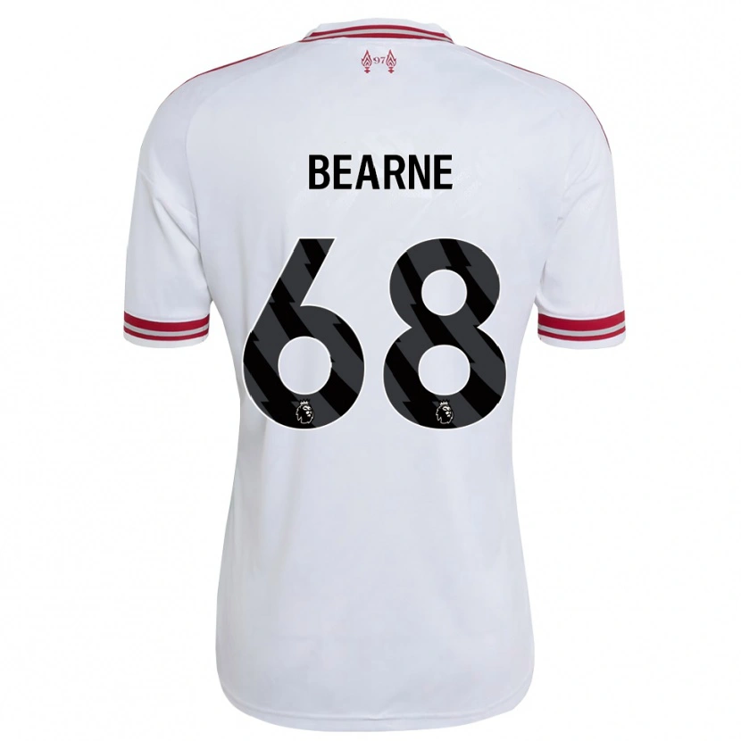 Danxen Homem Camisola Jack Bearne #68 Vermelho Branco Alternativa 2026/27 Camisa Brasil
