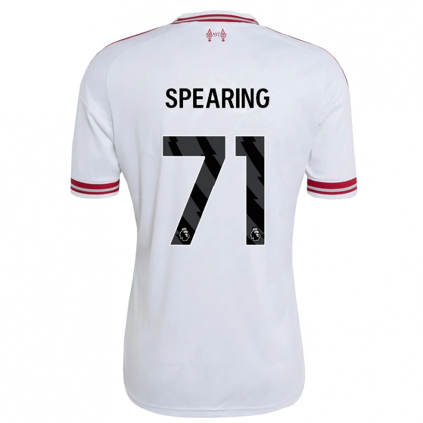 Danxen Homem Camisola Jay Spearing #71 Vermelho Branco Alternativa 2026/27 Camisa Brasil