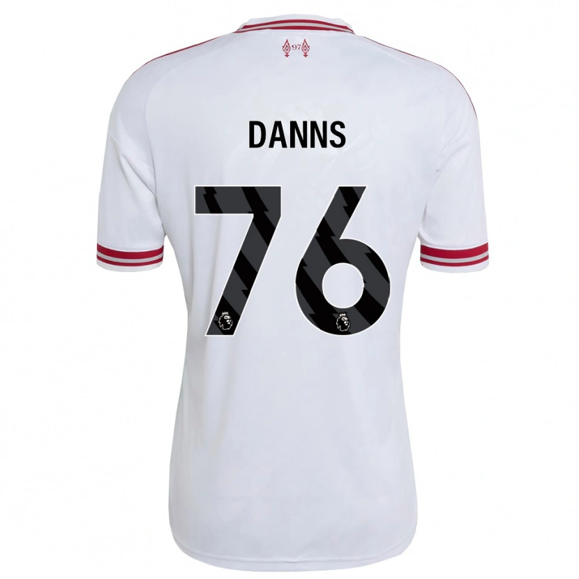 Danxen Homem Camisola Jayden Danns #76 Vermelho Branco Alternativa 2026/27 Camisa Brasil