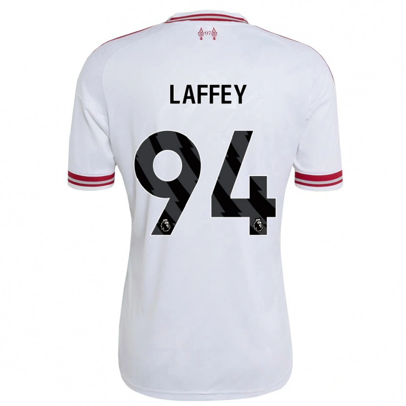 Danxen Homem Camisola Michael Laffey #94 Vermelho Branco Alternativa 2026/27 Camisa Brasil