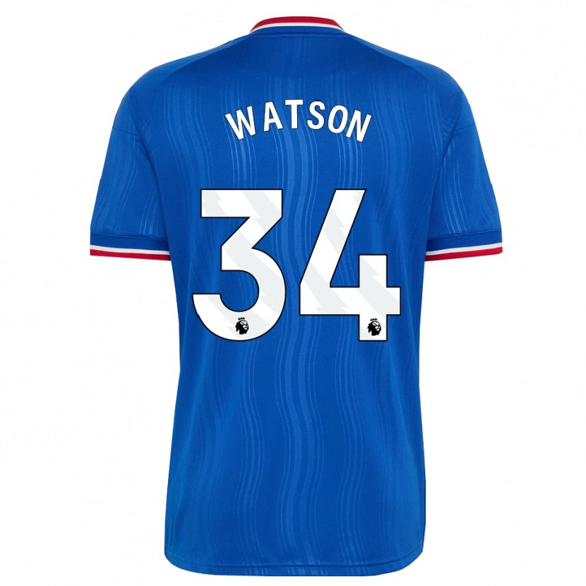 Danxen Homem Camisola Emma Watson #34 Azul Branco Vermelho Alternativa 2026/27 Camisa Brasil