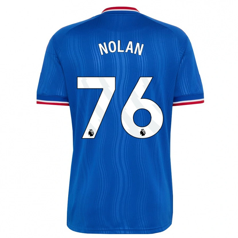 Danxen Homem Camisola James Nolan #76 Azul Branco Vermelho Alternativa 2026/27 Camisa Brasil