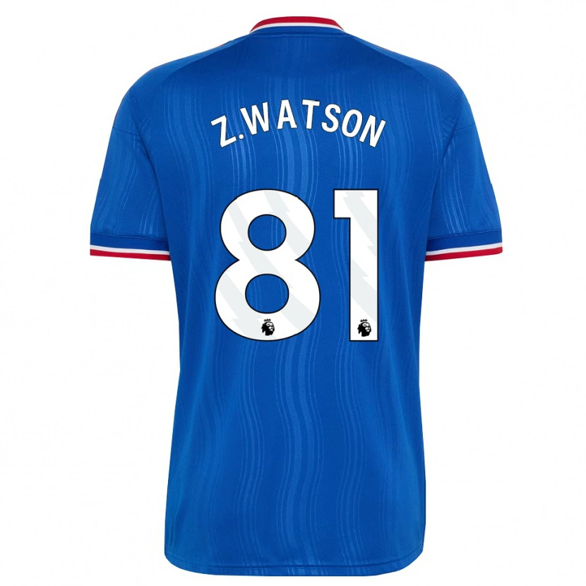 Danxen Homem Camisola Zac Watson #81 Azul Branco Vermelho Alternativa 2026/27 Camisa Brasil