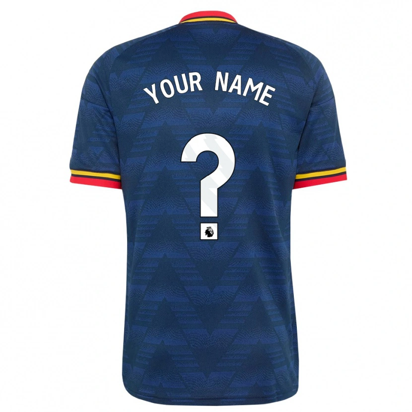Danxen Homem Camisola Seu Nome #0 Midnightblue Amarelo Vermelho Alternativa 2026/27 Camisa Brasil