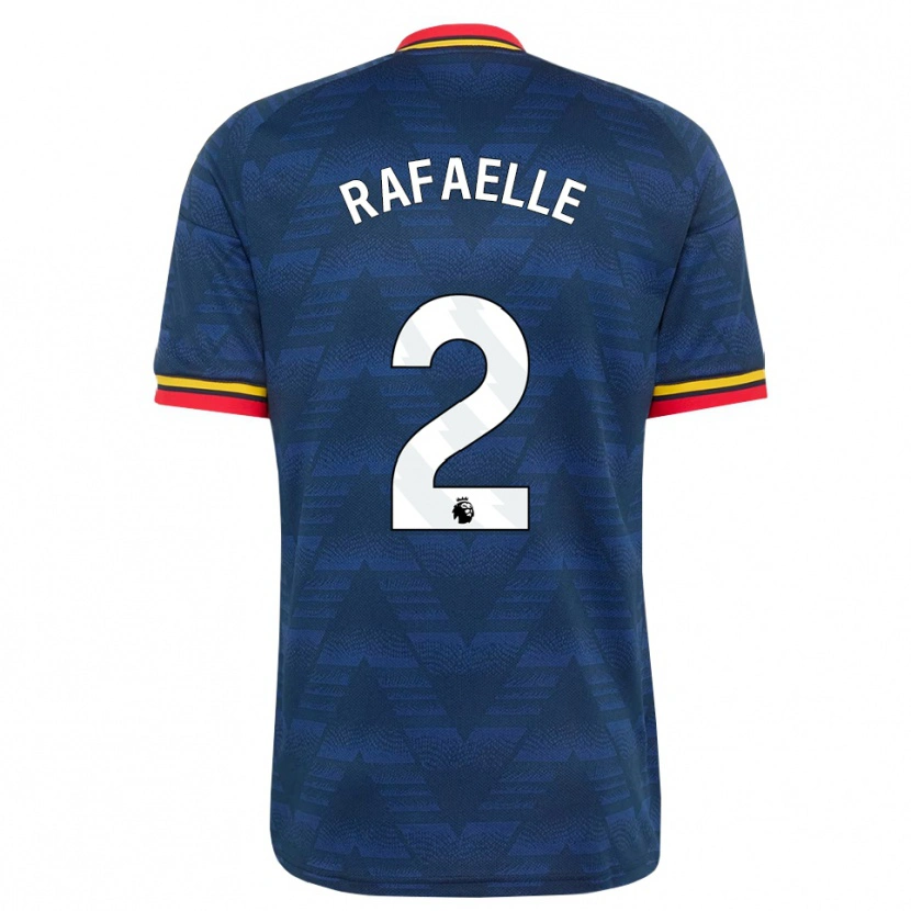 Danxen Homem Camisola Rafaelle Souza #2 Midnightblue Amarelo Vermelho Alternativa 2026/27 Camisa Brasil