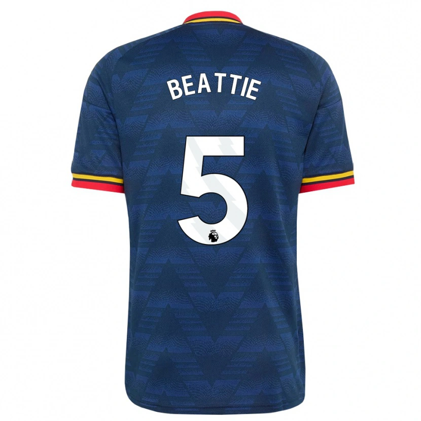 Danxen Homem Camisola Jen Beattie #5 Midnightblue Amarelo Vermelho Alternativa 2026/27 Camisa Brasil