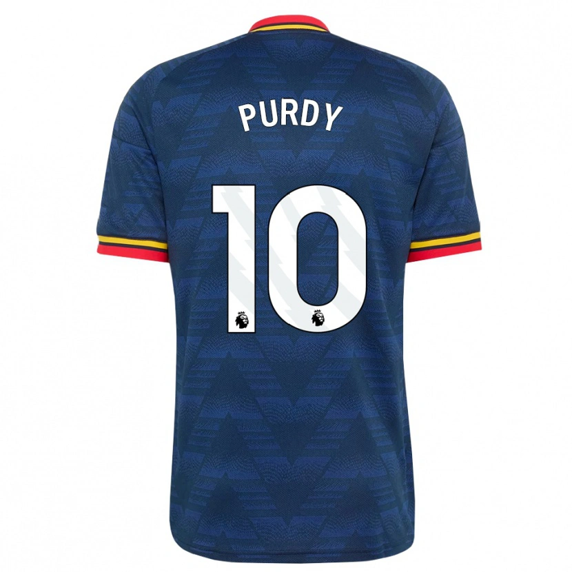 Danxen Homem Camisola Charlie Purdy #10 Midnightblue Amarelo Vermelho Alternativa 2026/27 Camisa Brasil