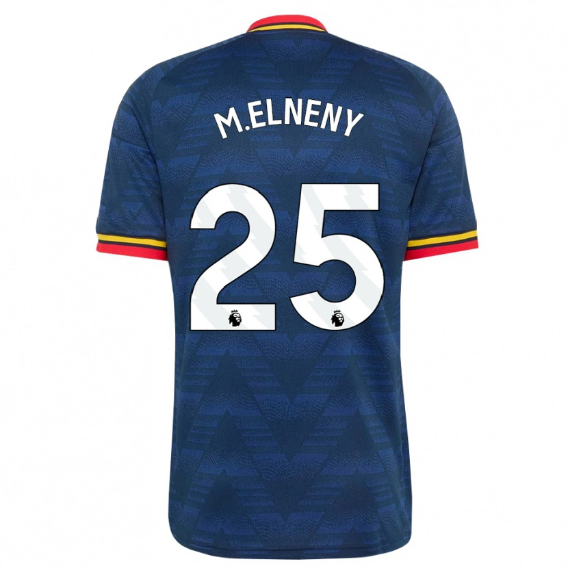 Danxen Homem Camisola Mohamed Elneny #25 Midnightblue Amarelo Vermelho Alternativa 2026/27 Camisa Brasil
