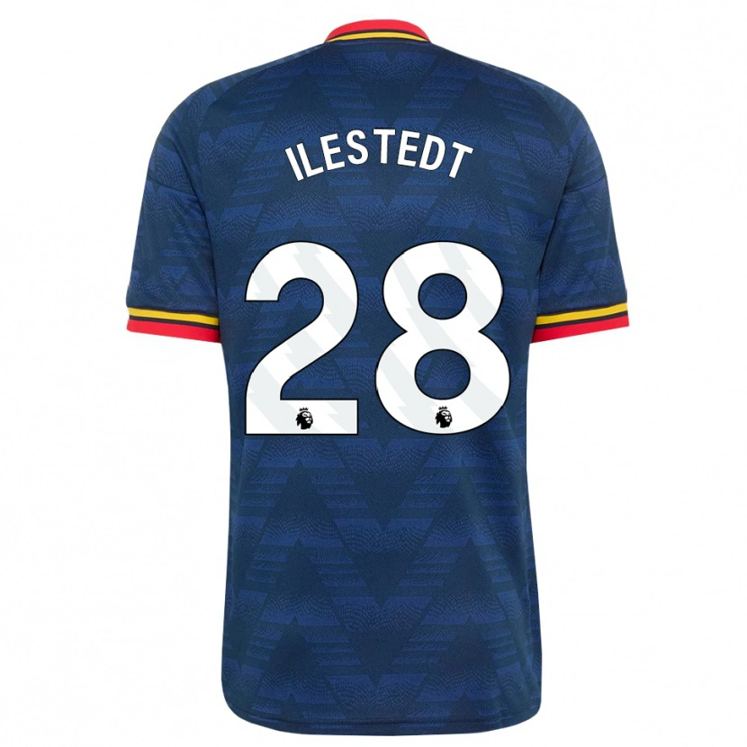 Danxen Homem Camisola Amanda Ilestedt #28 Midnightblue Amarelo Vermelho Alternativa 2026/27 Camisa Brasil