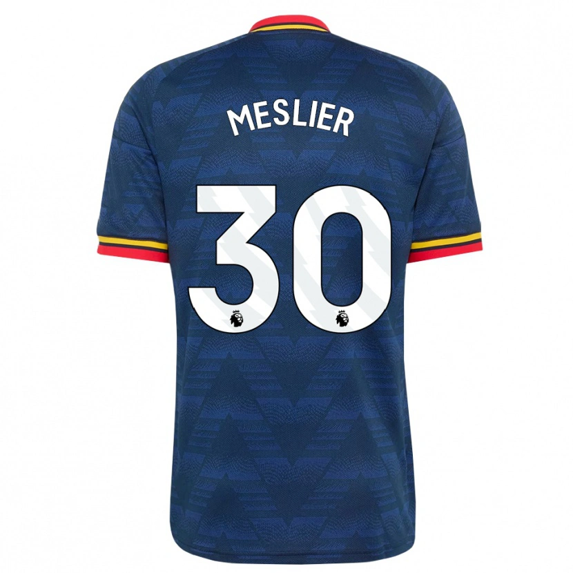 Danxen Homem Camisola Illan Meslier #30 Midnightblue Amarelo Vermelho Alternativa 2026/27 Camisa Brasil