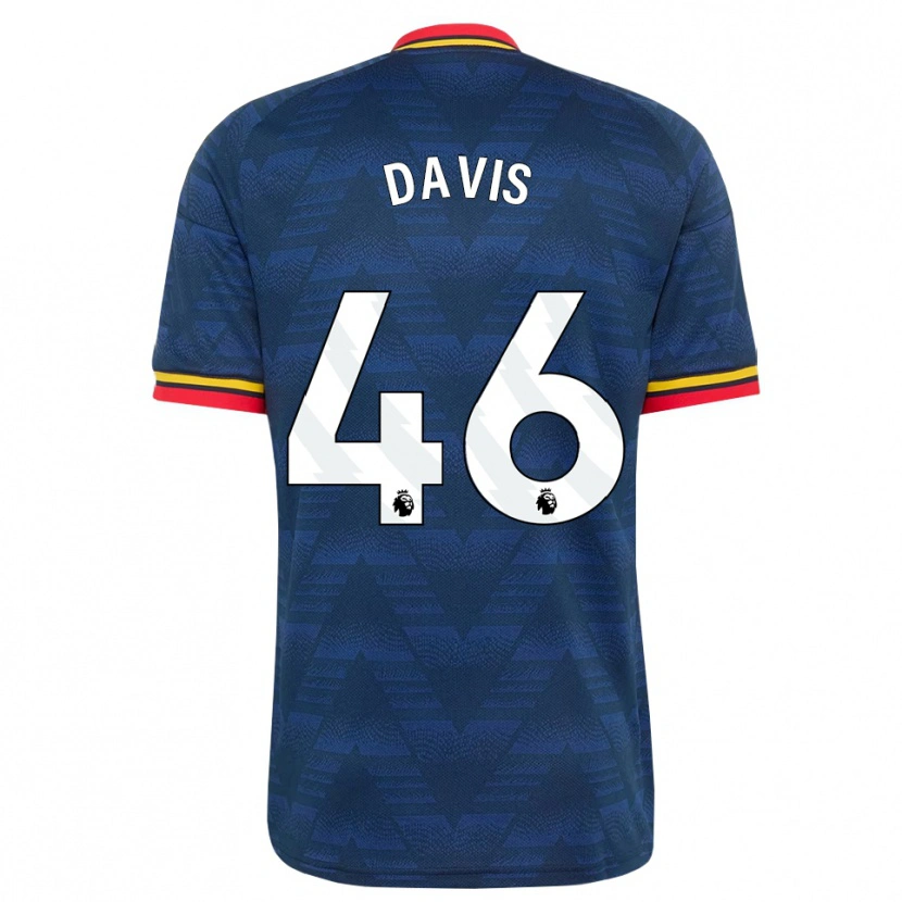 Danxen Homem Camisola Timi Davis #46 Midnightblue Amarelo Vermelho Alternativa 2026/27 Camisa Brasil