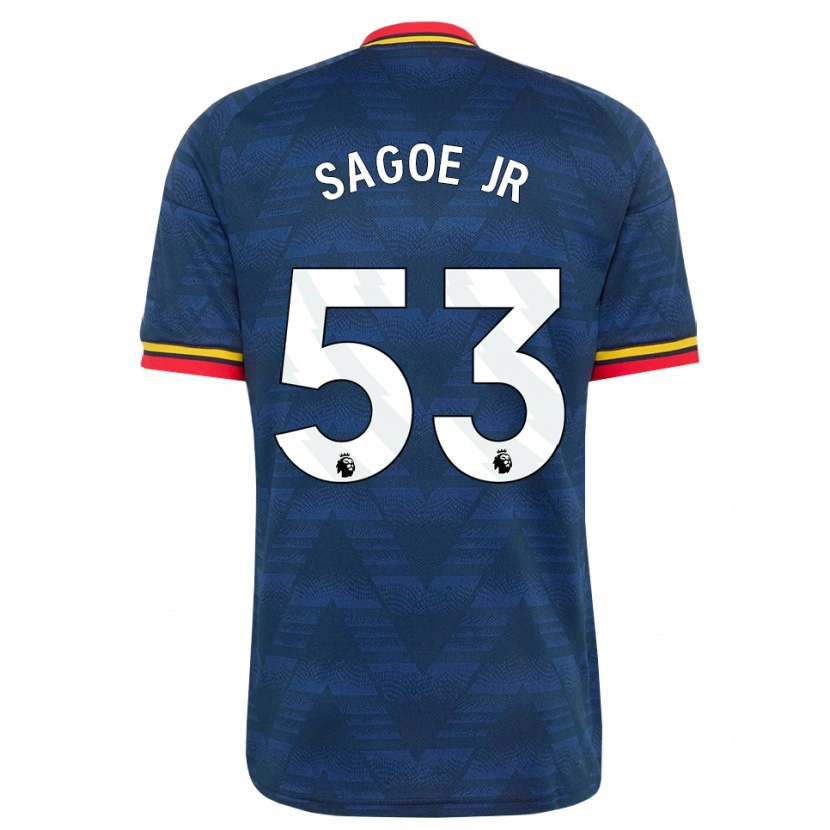 Danxen Homem Camisola Charles Sagoe Jr #53 Midnightblue Amarelo Vermelho Alternativa 2026/27 Camisa Brasil