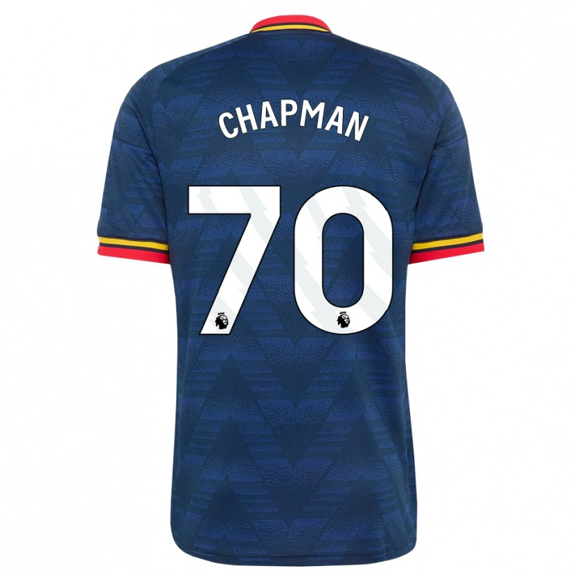 Danxen Homem Camisola Samuel Chapman #70 Midnightblue Amarelo Vermelho Alternativa 2026/27 Camisa Brasil