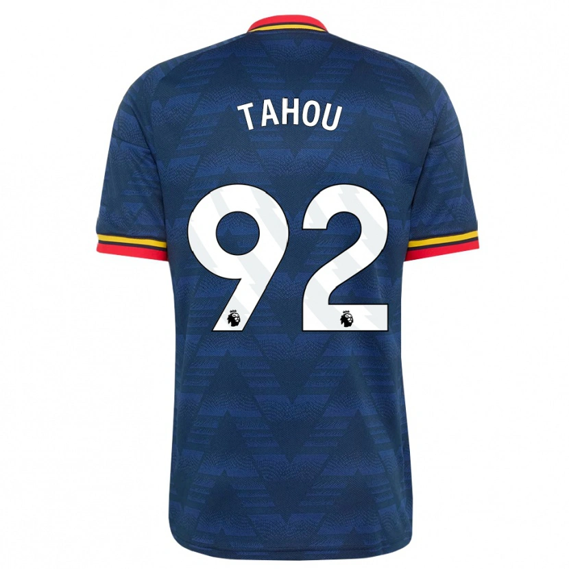 Danxen Homem Camisola Joshua Tahou #92 Midnightblue Amarelo Vermelho Alternativa 2026/27 Camisa Brasil