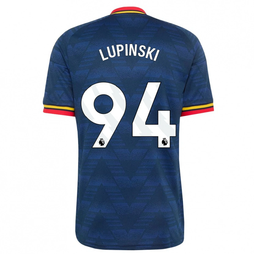 Danxen Homem Camisola Remi Lupinski #94 Midnightblue Amarelo Vermelho Alternativa 2026/27 Camisa Brasil