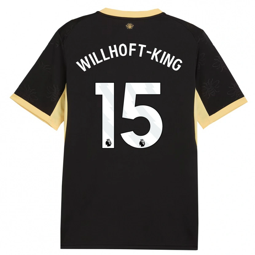 Danxen Homem Camisola Han Willhoft-King #15 Preto Amarelo Alternativa 2026/27 Camisa Brasil