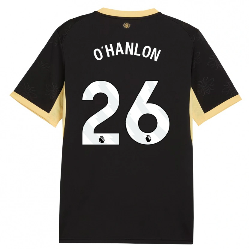 Danxen Homem Camisola Tara O'hanlon #26 Preto Amarelo Alternativa 2026/27 Camisa Brasil