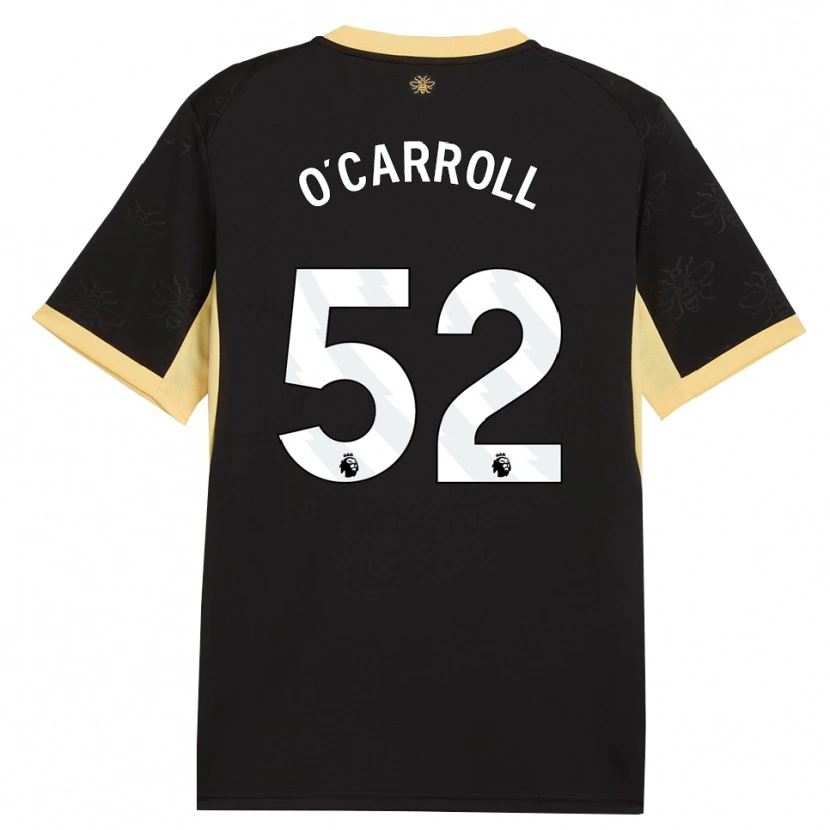 Danxen Homem Camisola Eve O'carroll #52 Preto Amarelo Alternativa 2026/27 Camisa Brasil