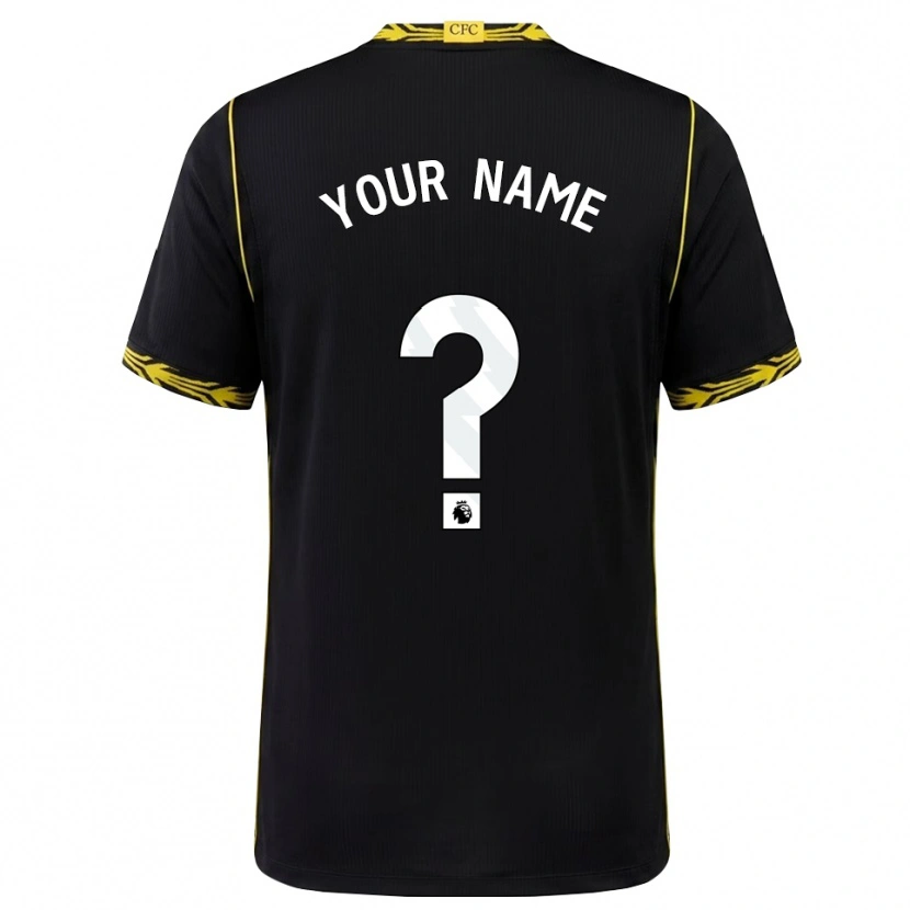 Danxen Homem Camisola Seu Nome #0 Preto Amarelo Alternativa 2026/27 Camisa Brasil