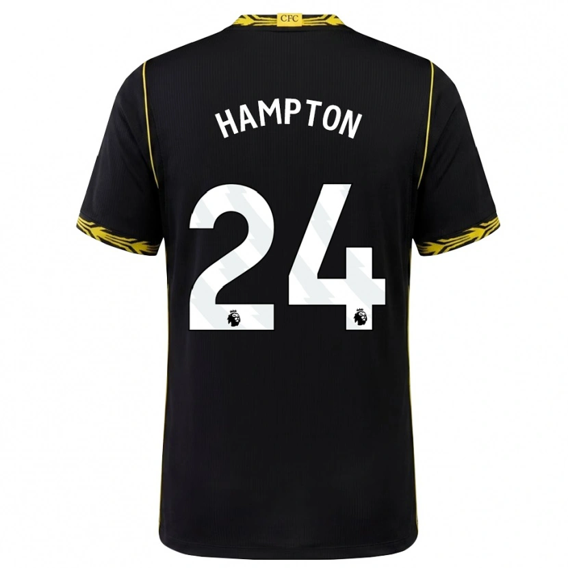 Danxen Homem Camisola Hannah Hampton #24 Preto Amarelo Alternativa 2026/27 Camisa Brasil